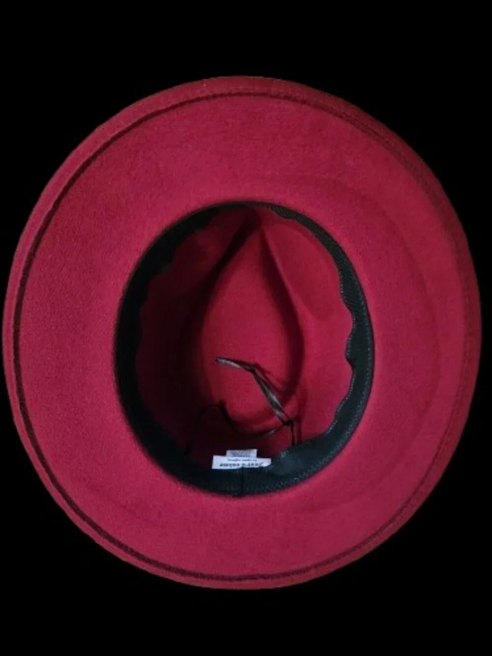 NWOT Juicy Couture Fedora Hat with Leopard Trim and Rhinestones